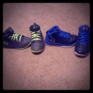 Bundle of 2 boys high top shoes